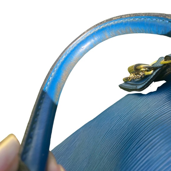 5 pc set Louis Vuitton Toledo Blue Epi Speedy 25, Tag, Lock, Key, COA & Dustbag - Picture 15 of 17